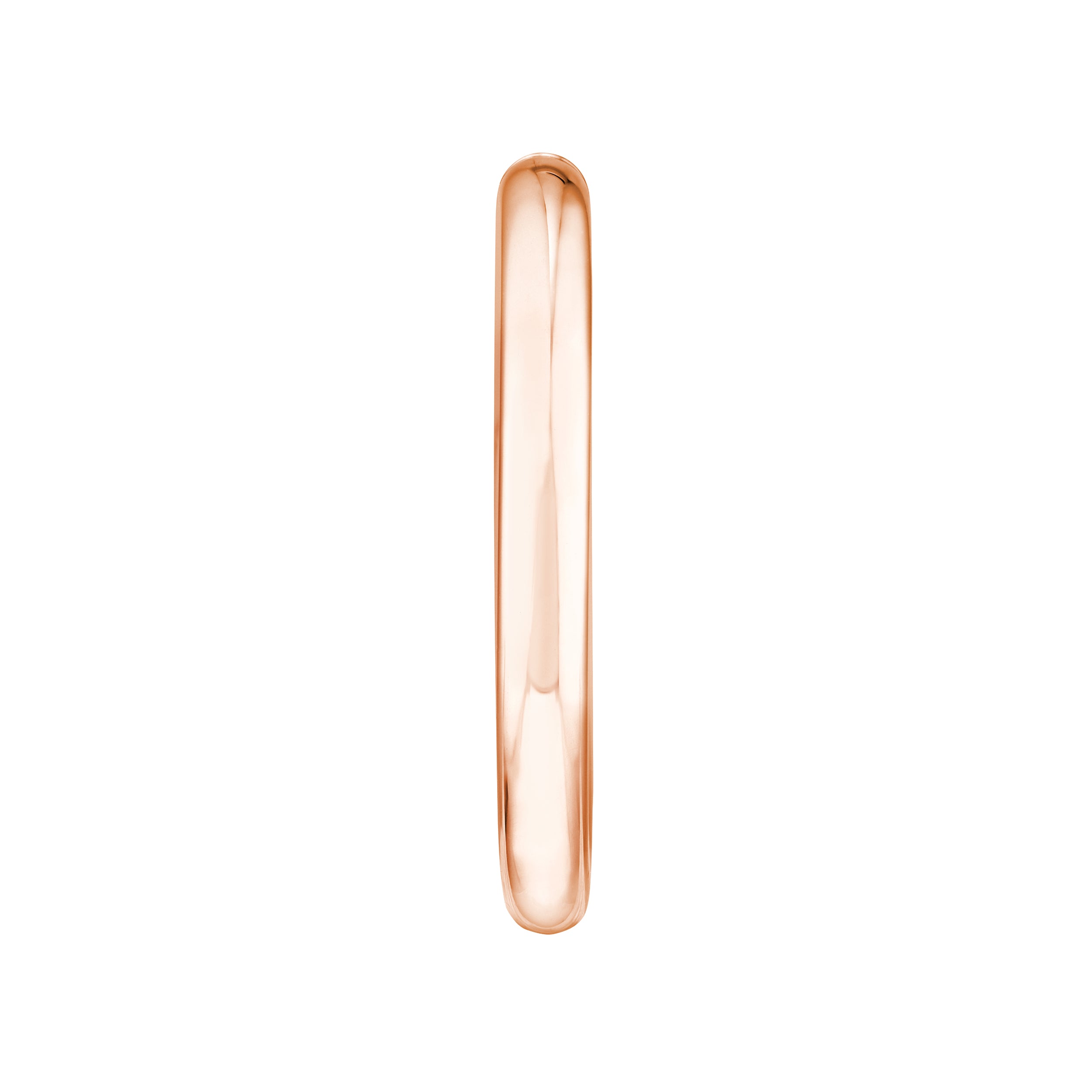 4mm x 35mm Tube Hoop Earrings