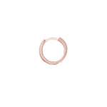 Square Tube Round Hoop Earrings