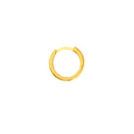 Square Tube Round Hoop Earrings