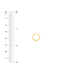 12.35 X 2MM Square Wire Hoop Earrings