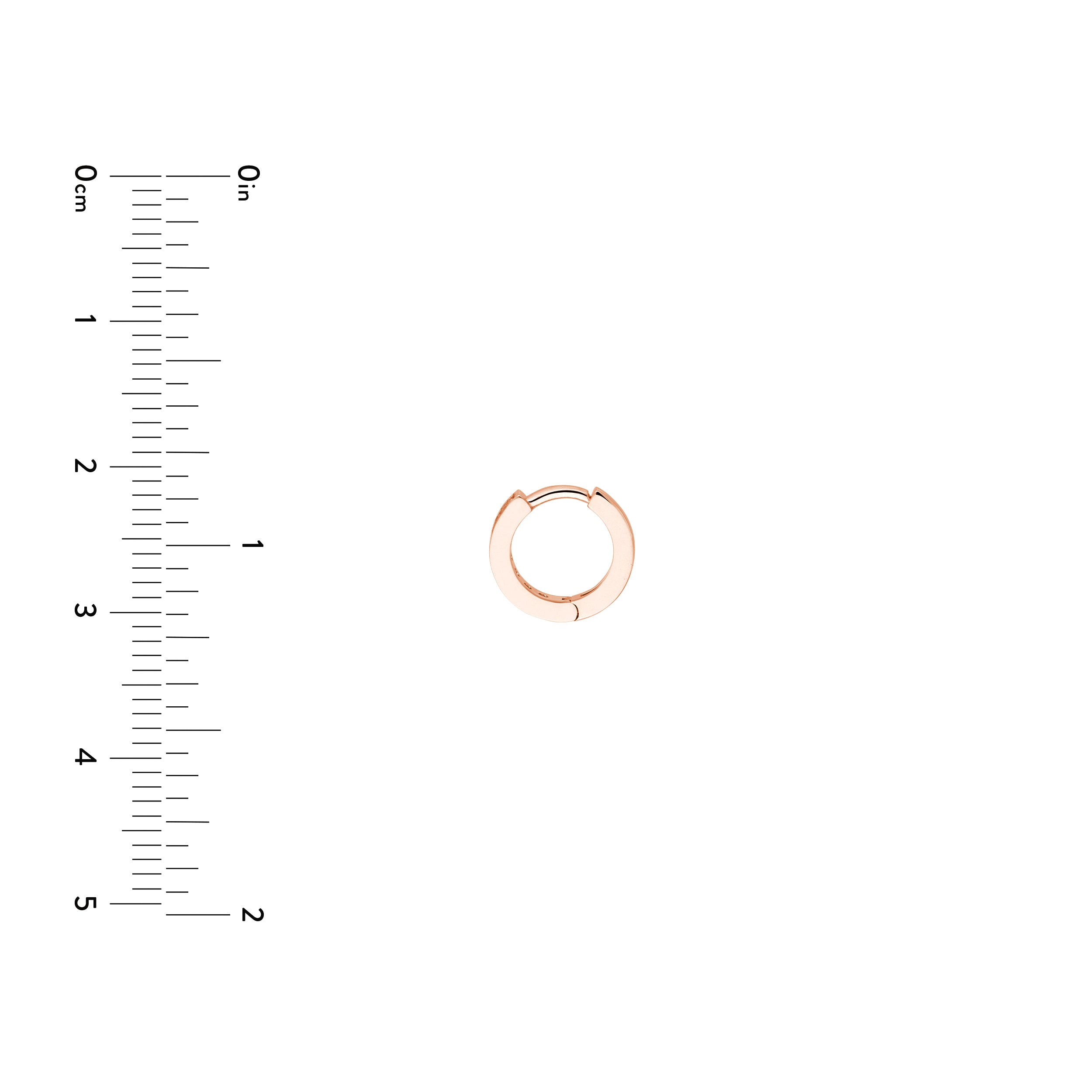 1/8tcw Diamond 10mm Hoop Earrings
