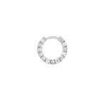 5/8tcw Diamond 10mm Hoop Earrings