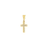 1/15tcw Diamond Mini Cross Pendant
