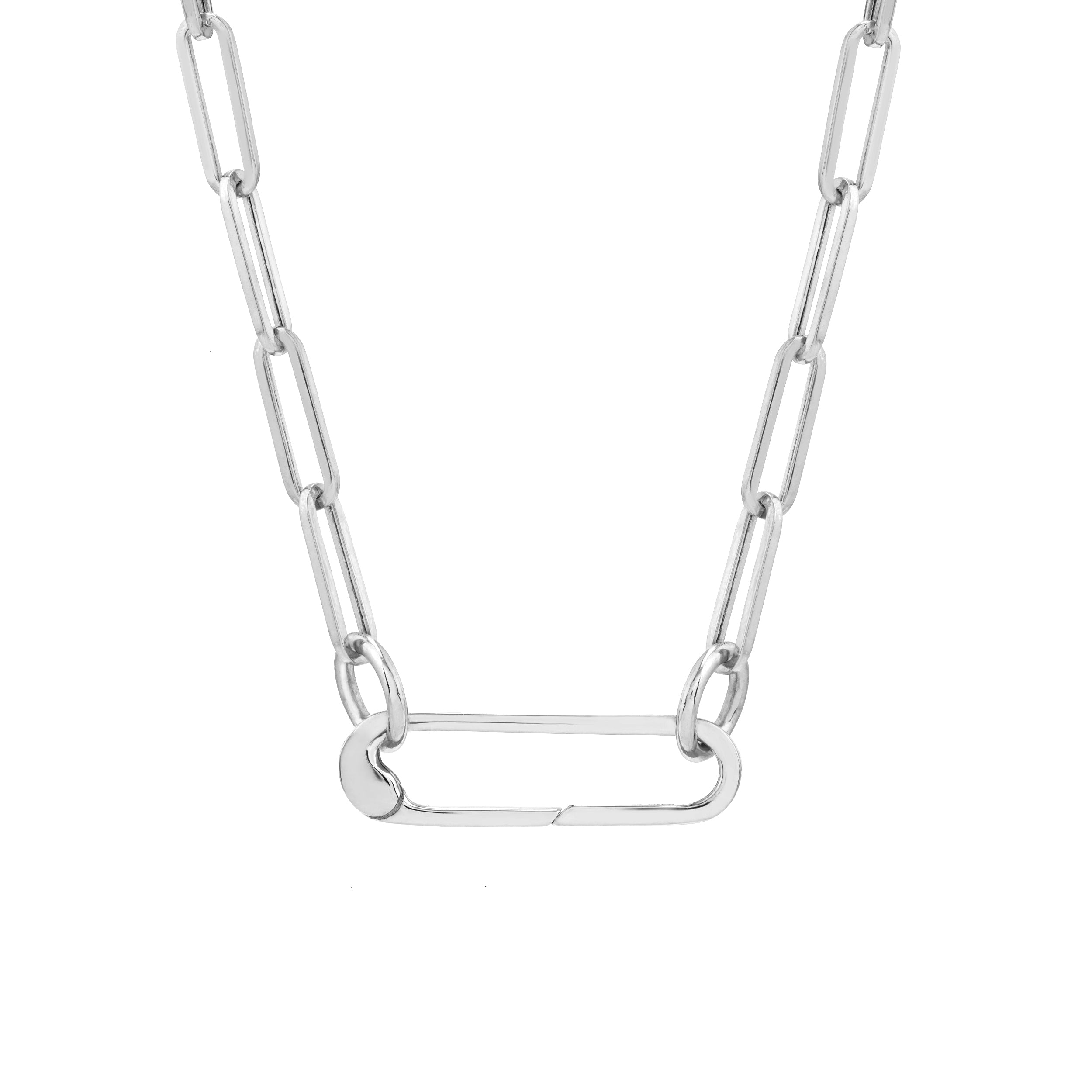 Square Wire Oval Designer Push Lock