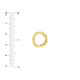 Round Push Lock