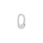 Mini Oval Push Lock Clasp
