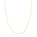 Curb Saturn Chain with Diamond-Cut Stations