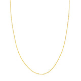 Curb Saturn Chain with Diamond-Cut Stations