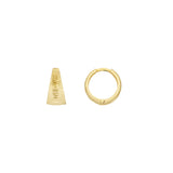 Tapered Reversible Hoop Earrings