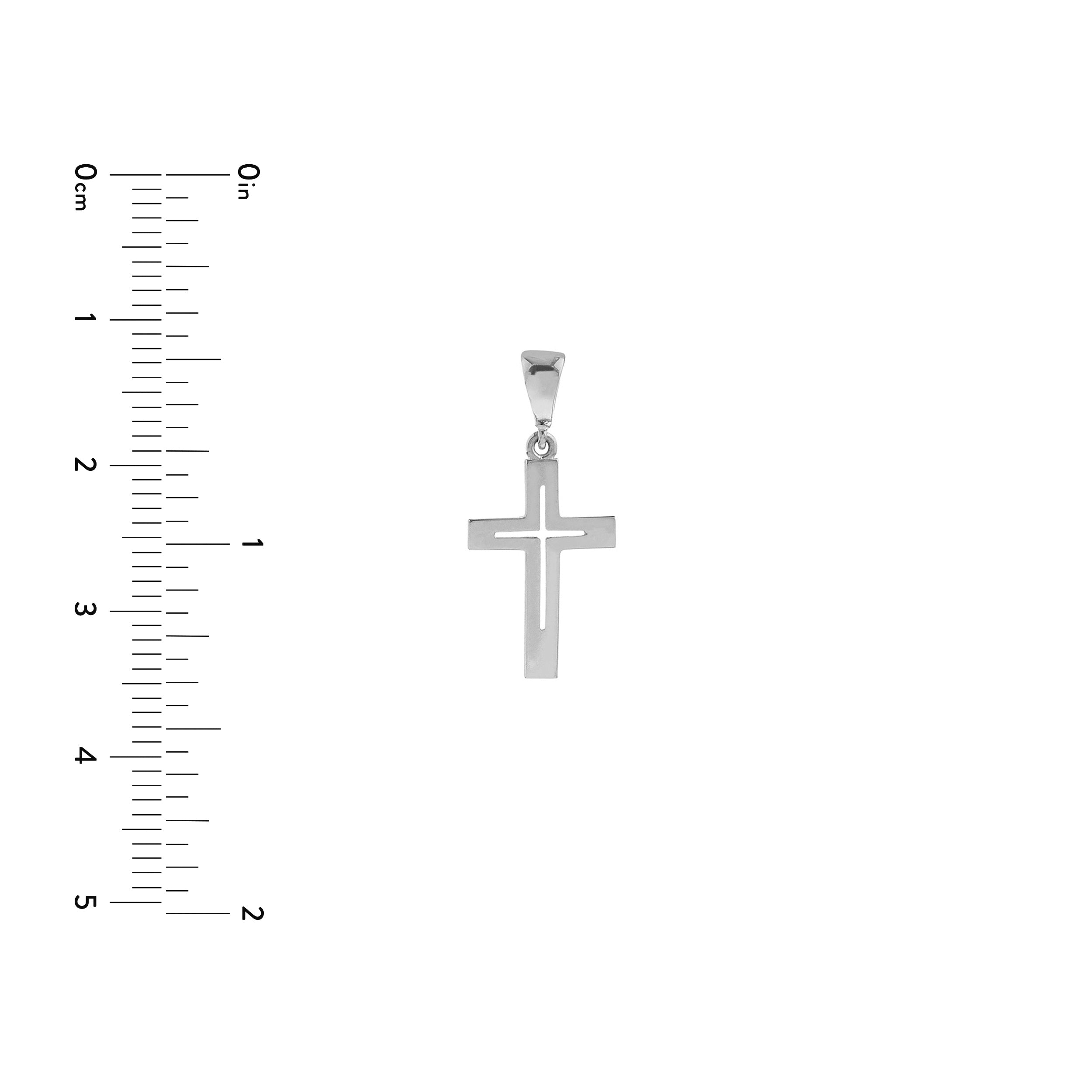 Cutout Cross Pendant