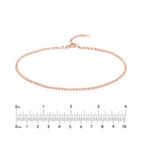 Adjustable Flat Mariner Chain Anklet