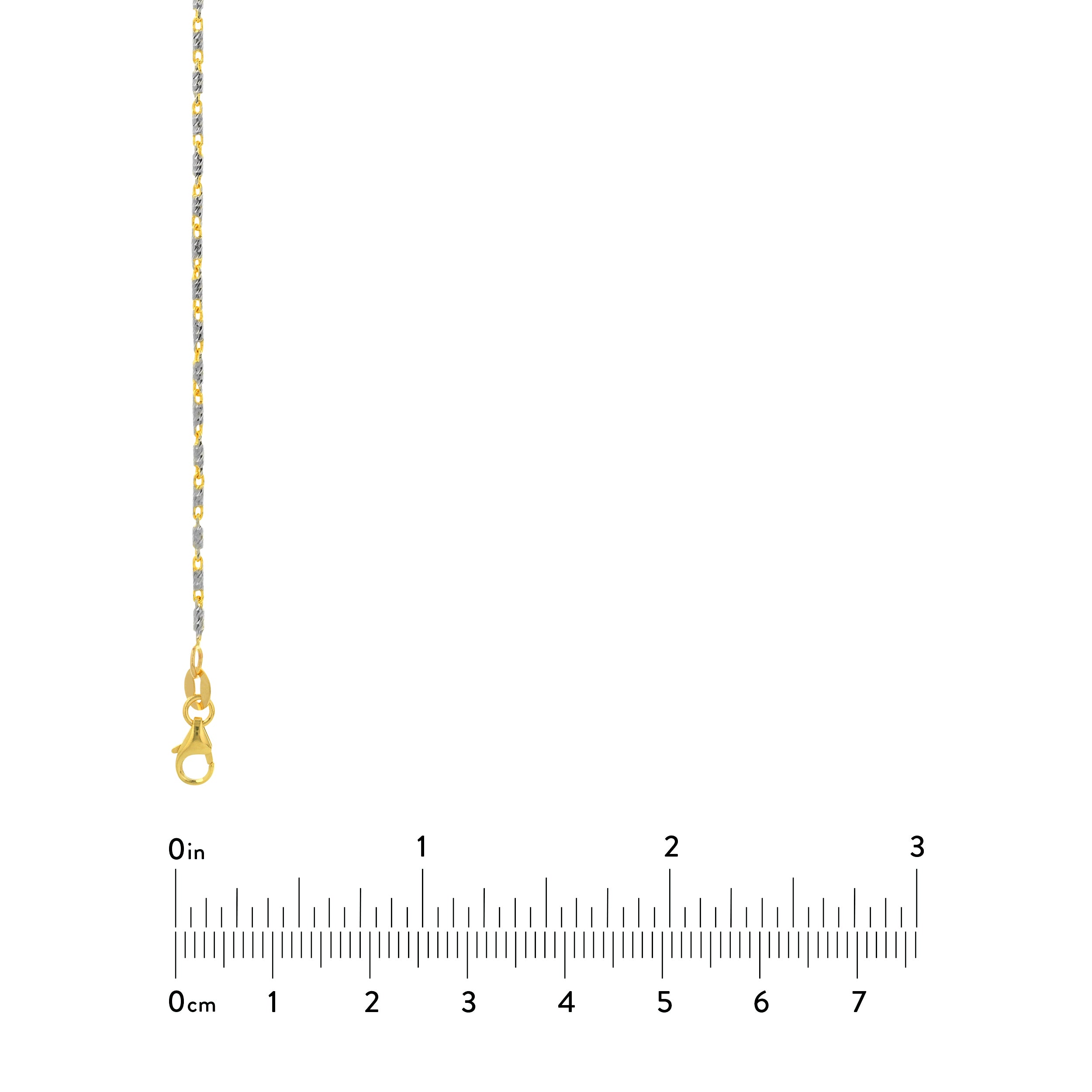 Two-Tone Brilliant-Cut Chain