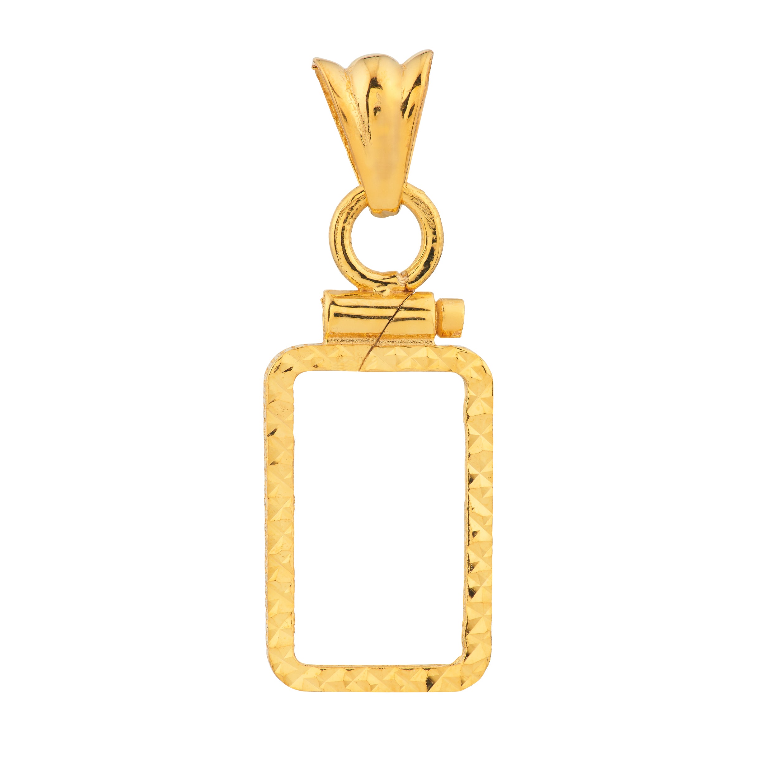 Pamp Suisse Lady Fortuna 1gr Diamond Cut Coin Bezel