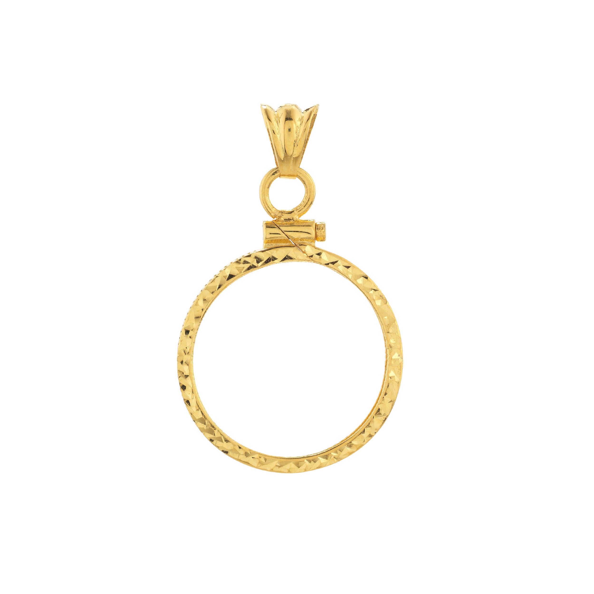 Australian Kangaroo 1/4 Oz Diamond Cut Bezel