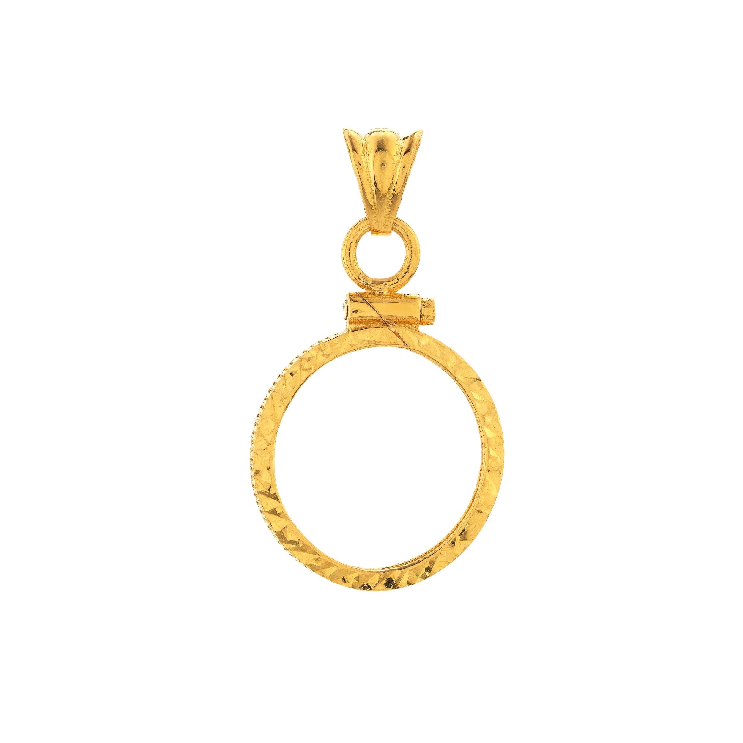 Australian Kangaroo 1/10 Oz Diamond Cut Bezel