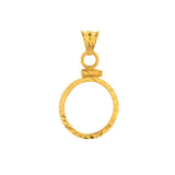 Australian Kangaroo 1/10 Oz Diamond Cut Bezel