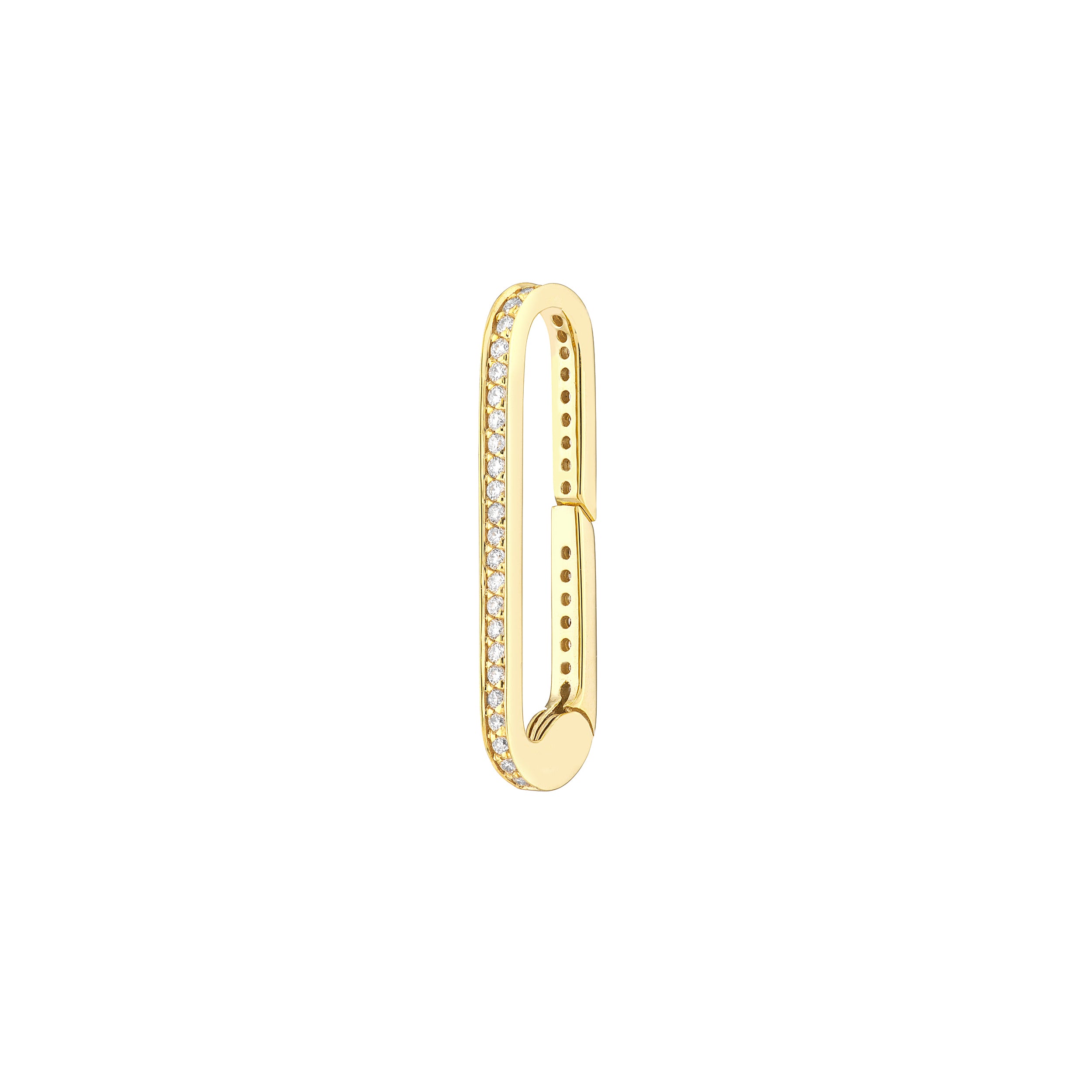 1/5tcw Diamond Paper Clip Push Lock