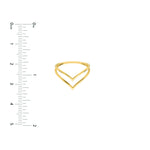 Double Chevron Wire Ring