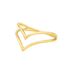 Double Chevron Wire Ring