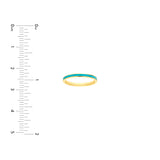 Turquoise Enamel Band Ring