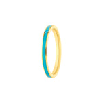 Turquoise Enamel Band Ring