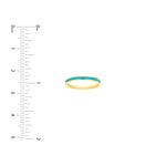 Turquoise Enamel Band Ring