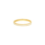 White Enamel Band Ring