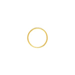 Diamond Center Polished Band Ring
