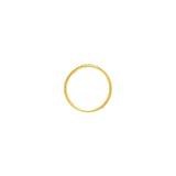 Diamond Center Polished Band Ring