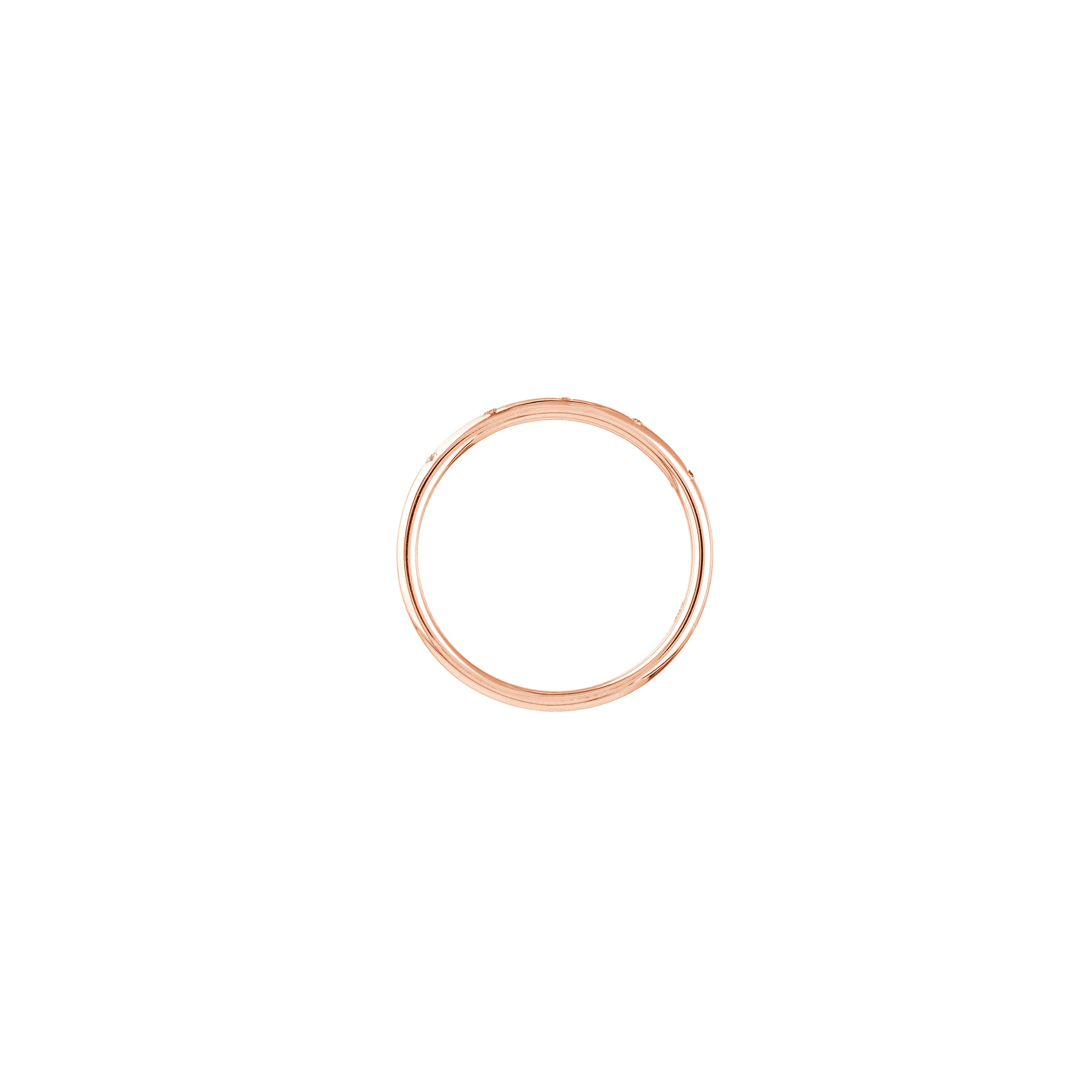 Diamond Stations Thin Band Ring