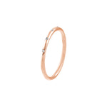 Diamond Stations Thin Band Ring