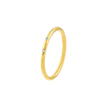 Diamond Stations Thin Band Ring