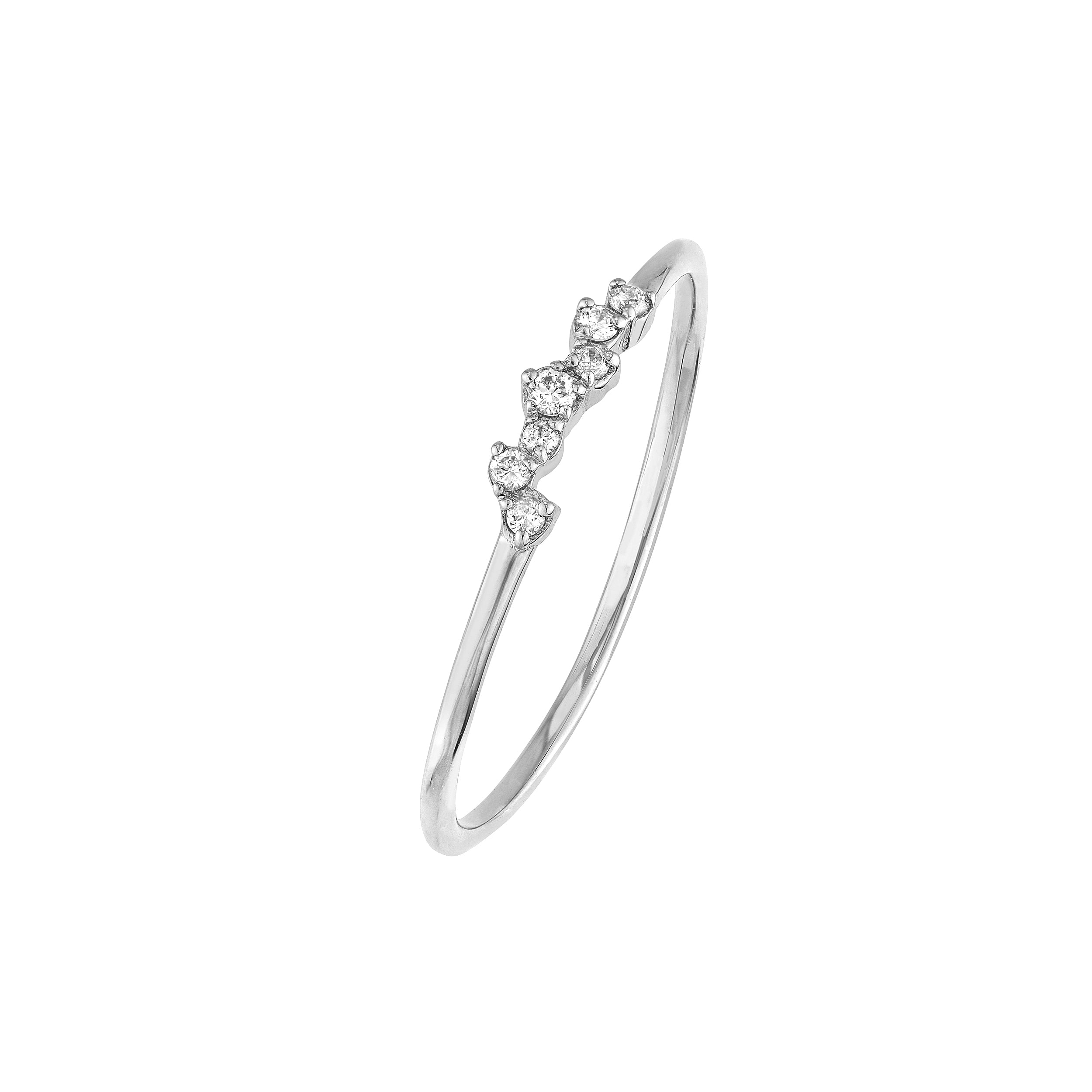 Fancy Diamond Cluster Ring