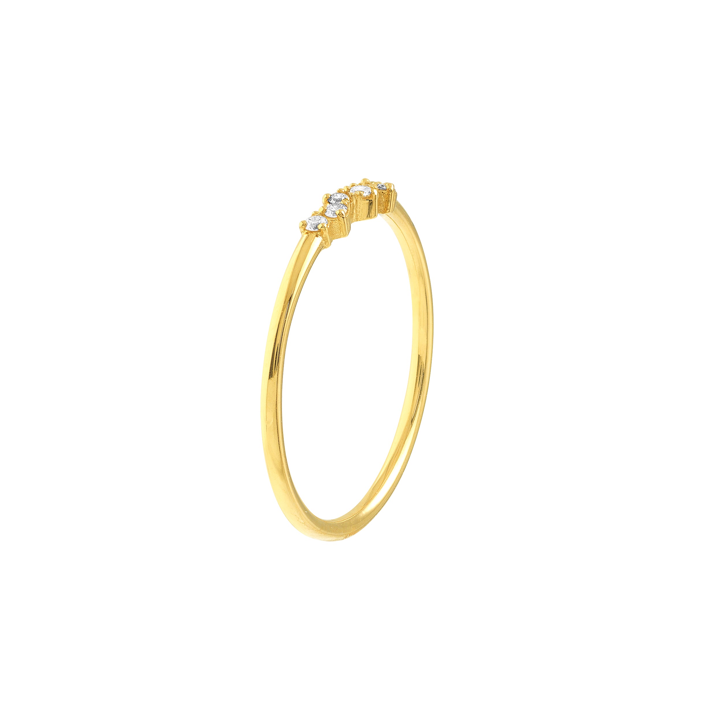 Fancy Diamond Cluster Ring