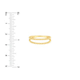Double Beaded Wire Ring