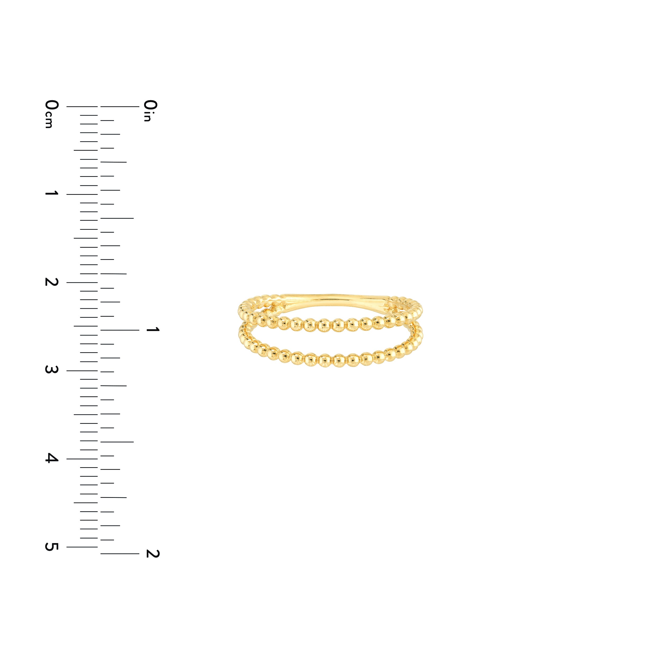 Double Beaded Wire Ring