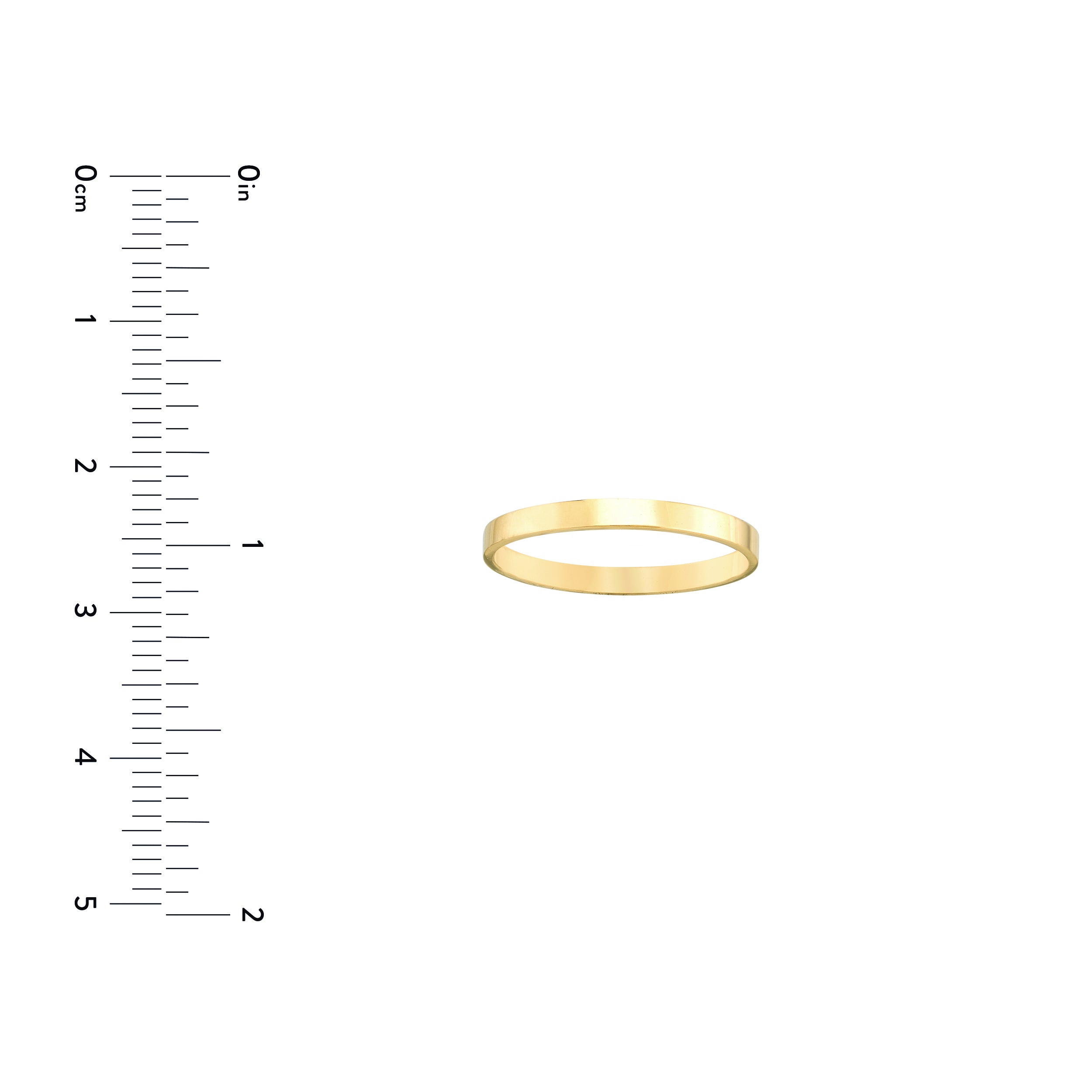 2mm High Polished Band