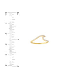 Diamond Wave Ring