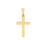 Straight Edge Cross Pendant