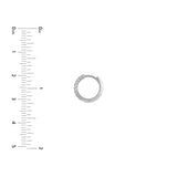 Chevron Twisted Hinge Hoops