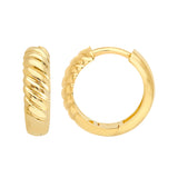 4x13mm 1/2 Twisted Hinge Hoops