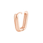 15mm Oblong Polished Mini Hoops