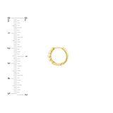 Puffy Polished Hoops