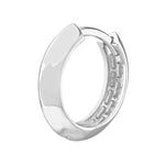 Knife Edge Polished Mini Hoops