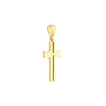 Small Polished Grooved Cross