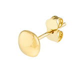 6.0mm Cushion Pebble Stud Earrings
