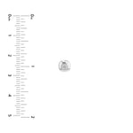 6.0mm Cushion Pebble Stud Earrings