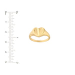 Signet Mini Heart Ring