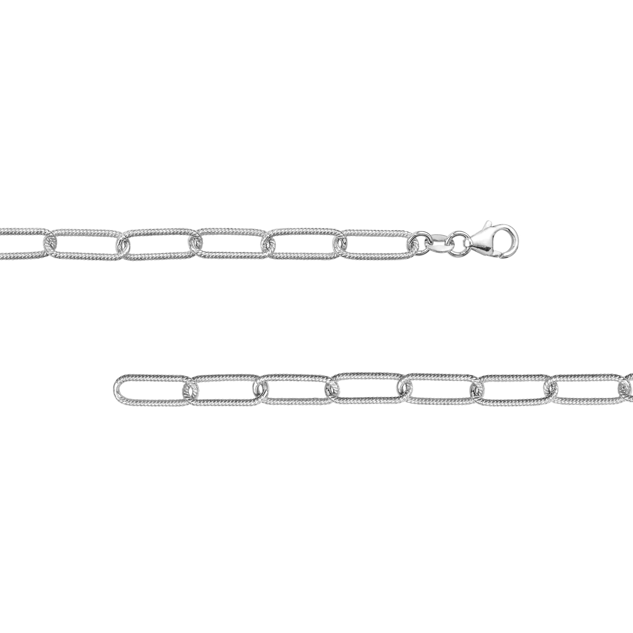 6.30mm Twisted Paper Clip Chain