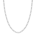 4.35mm Smooth and Twisted Paper Clip Chain